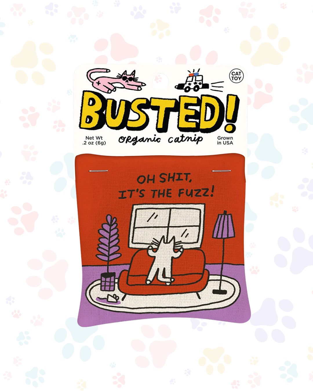 Busted! Catnip Toy